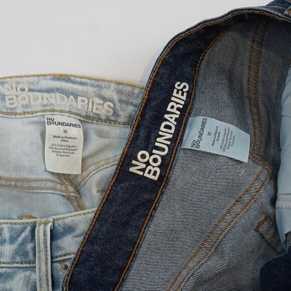 No Boundaries Cutoff Denim Jean Shorts Bundle - Size 10 - Picture 3 of 4